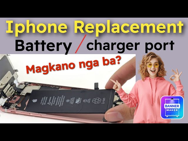 Iphone Replacement Battery/Charger port Magkano nga ba?