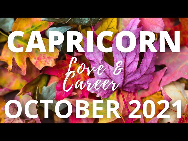 CAPRICORN October “SOMEONE WANTS TO APOLOGIZE. NEW BEGINNINGS IN LOVE & CAREER.” #youtube #tarot
