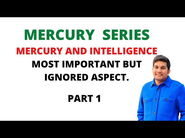 Mercury and Intelligence - The Most Ignored Aspect of Mercury | #Mercury #learnastrologyonline