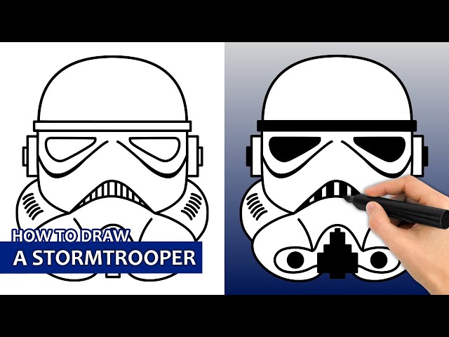 How To Draw A Stormtrooper (Easy Drawing Tutorial)