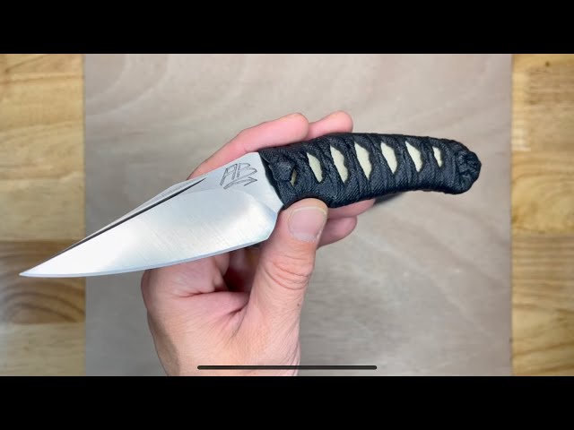 Aaron Bieber Knives 302 -- Custom Fixed Blade Knife Up Close