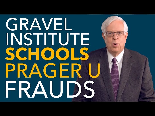 Prager U is RATTLED After Gravel Institute Launches Initiative to Take Them On