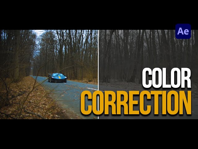 Color Correction For Beginners - After Effects Tutorial