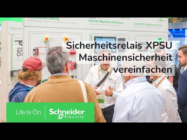 Mit Sicherheitstechnik mehr erreichen - Universelles Sicherheitsrelais XPSU | Schneider Electric