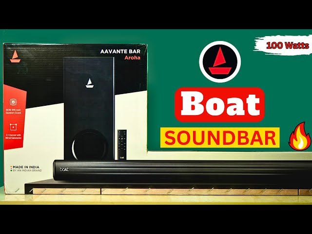 Boat Soundbar | Aavante Bar Aroha | 100 Watts