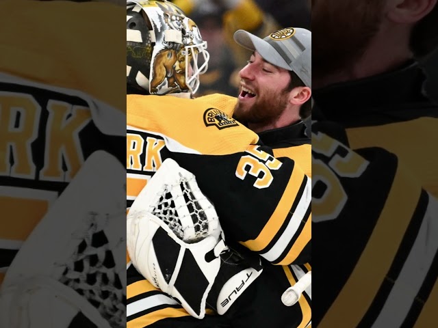 We will miss the Boston Bruins Goalie Hug #nhlbruins