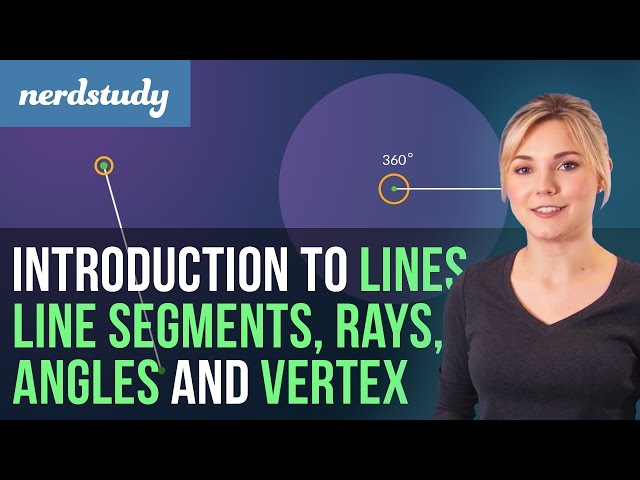 Introduction to Lines, Line Segments, Rays, Angles and Vertices - Nerdstudy