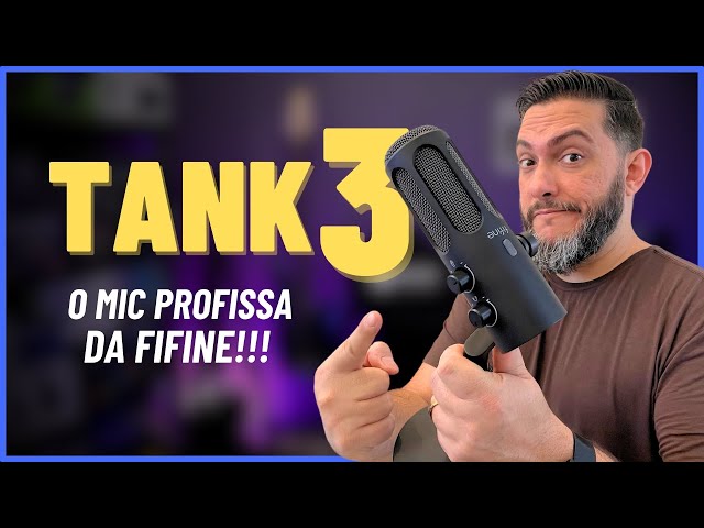 A FIFINE NÃO ESTÁ DE BRINCADEIRA! Microfone XLR Fifine Tank3 para Podcast
