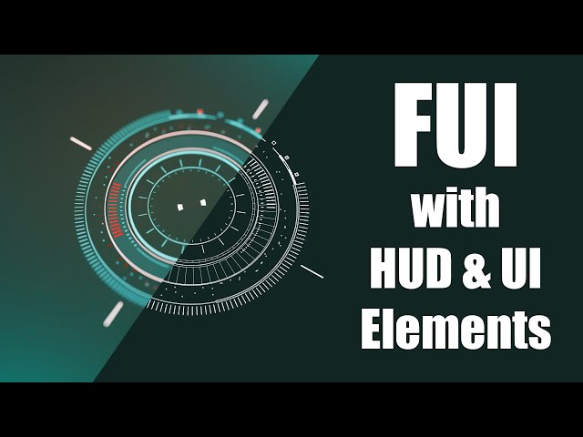 Creating a Futuristic UI Circle with HUD & UI Elements - Part 3