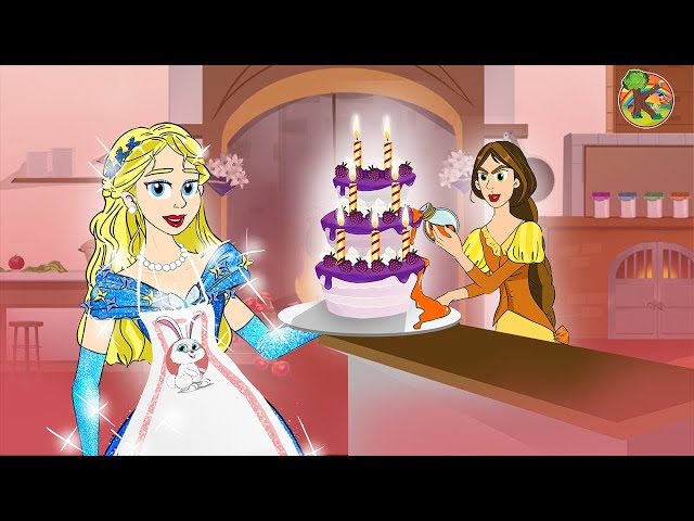 Princesa Cenicienta - El Pastel De Cumpleaños | KONDOSAN en Español - Cuentos de Hadas para Niños