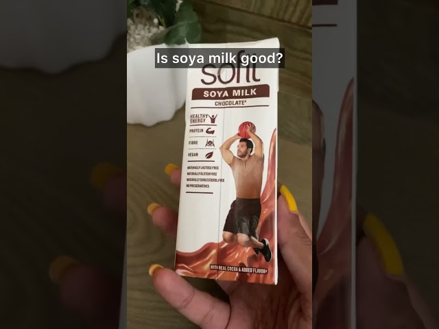 Is soya milk good? || Vegan milk option || simmy_fitness
