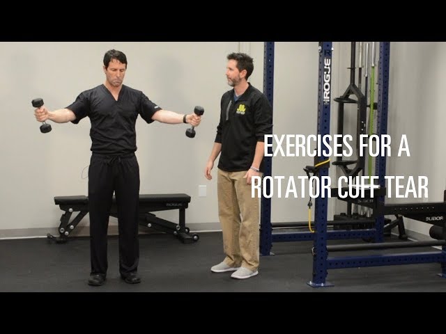 Exercises for a rotator cuff tear to help you recover quickly