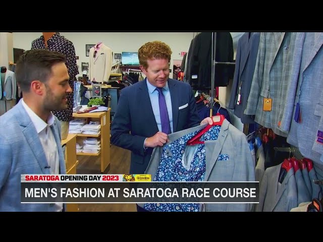 Men’s fashion trends for Saratoga Race Course