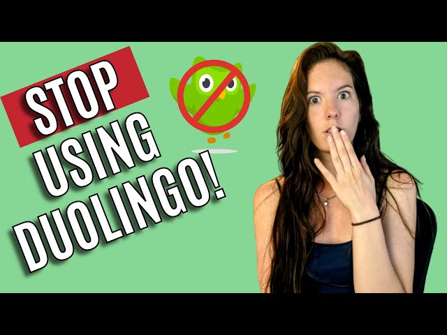 Stop using Duolingo! Why Duolingo is bad for language learning & how to know if you're STUCK!
