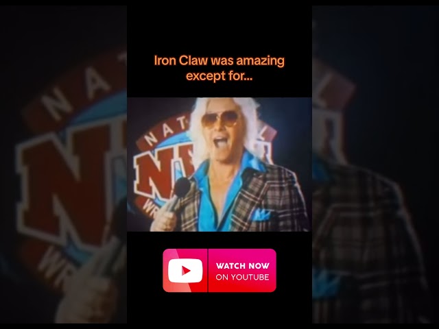 Iron Claw Ric Flair was insane. #shorts #prowrestling #ricflair