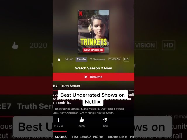 Best Underrated Shows on Netflix #shorts