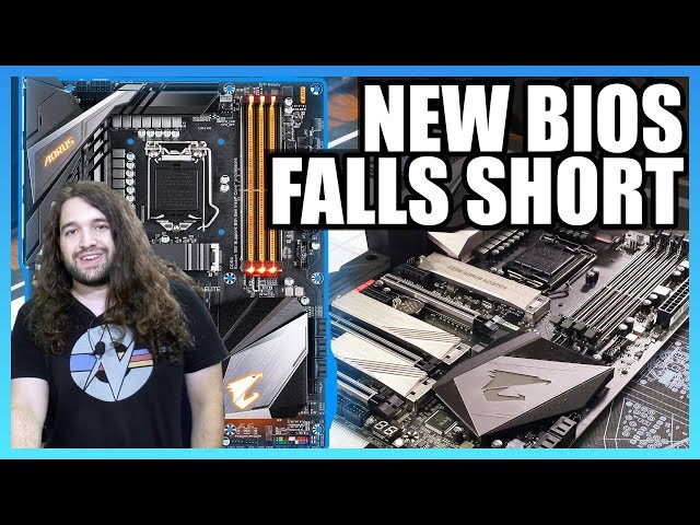 Gigabyte's Disappointing Z390 BIOS "Overhaul"