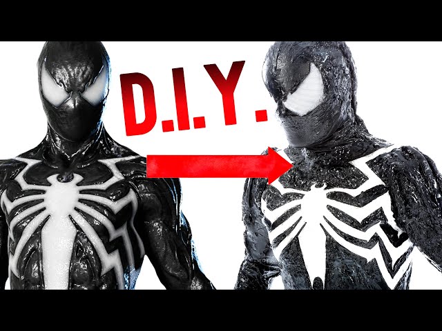 🤯I made the SYMBIOTE SUIT from Marvel’s Spider-Man 2! 😳