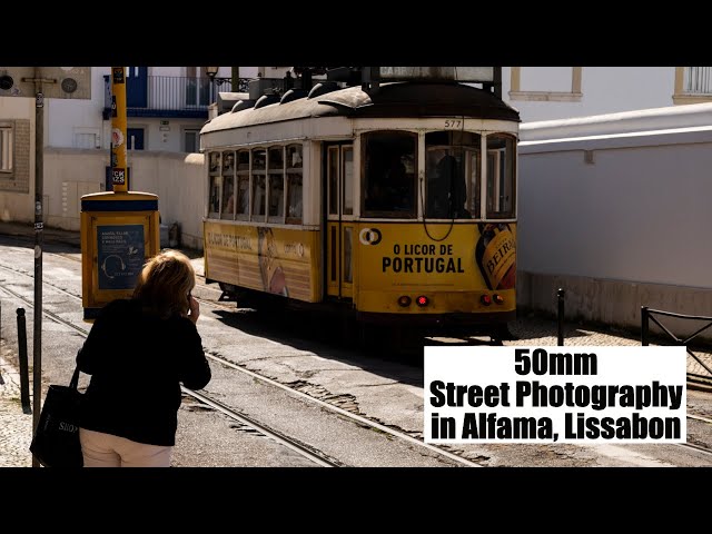 50mm Street Photography in Alfama, Lissabon