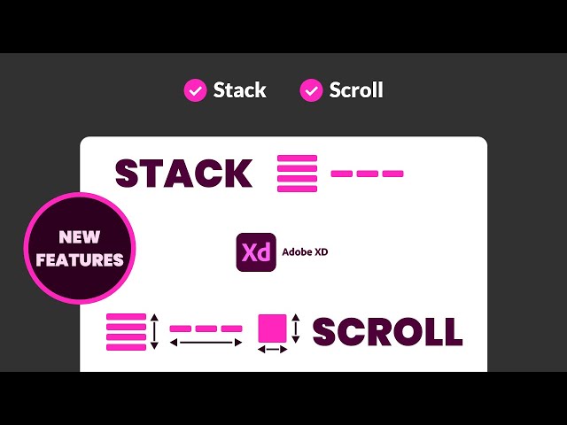 Adobe XD New Features - Stack and Scroll (Tips & Tricks)