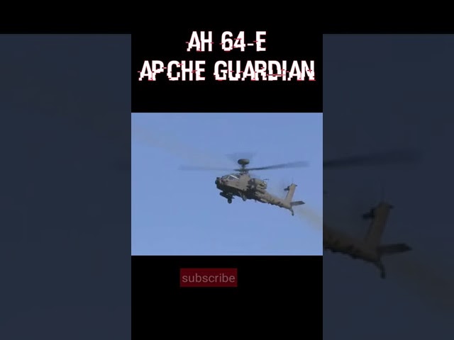 The US AH-64E apache guardian #short #combataircraft