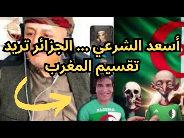 أسعد الشرعي ... الجزائر تريد تقسيم المغرب