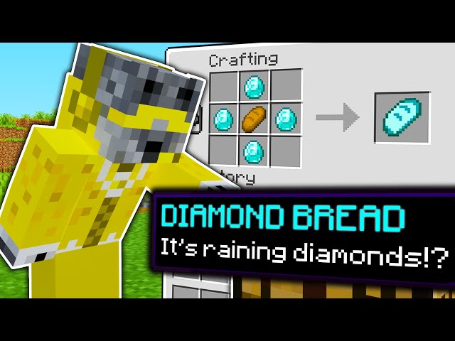 Minecraft Manhunt, But There's OP Custom Bread...