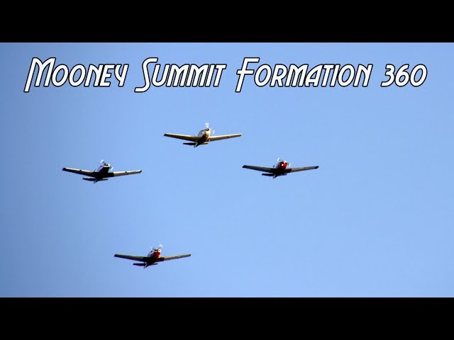 4 Mooneys Flying Formation Over Pamana City Beach in 360