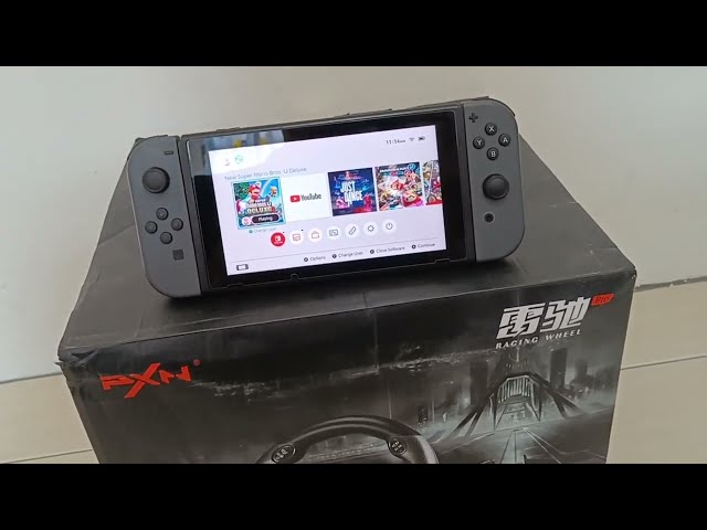 Nintendo Switch Racing Game With Pxn V3 Pro Steering Racing Game Setup