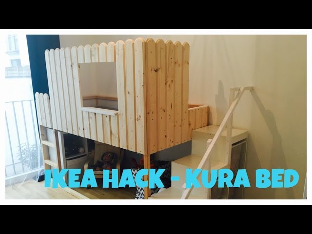IKEA HACK - KURA  BED Hochbett DIY Bunk Bed Do it yourself