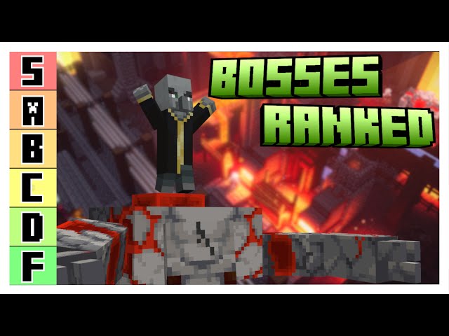 Ranking EVERY Minecraft Boss.