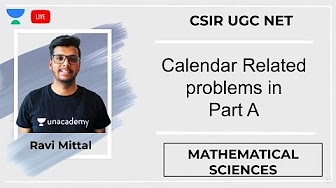 Mathematical Sciences | CSIR UGC NET | Ravi Mittal
