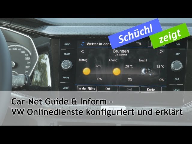 Schüchl zeigt: Car-Net Guide & Inform - VW Onlinedienste konfiguriert und erklärt
