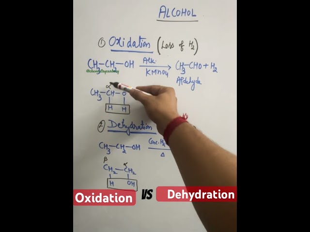 Chemical properties of Alcohols #alcohols #short
