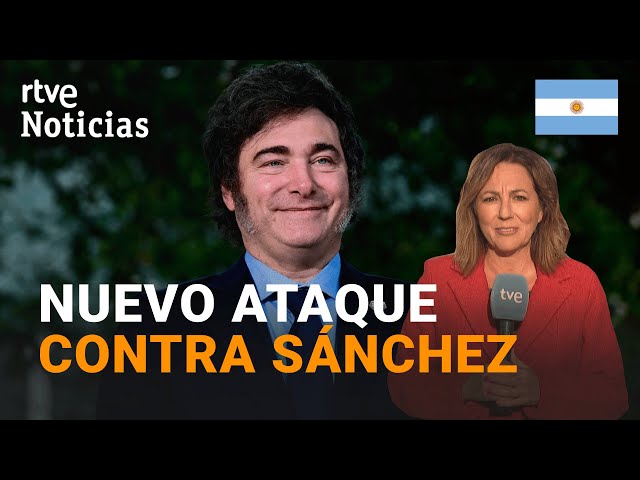 ARGENTINA: MILEI acusa al GOBIERNO español de SOCIALISMO AUTORITARIO antes de VIAJAR a MADRID | RTVE