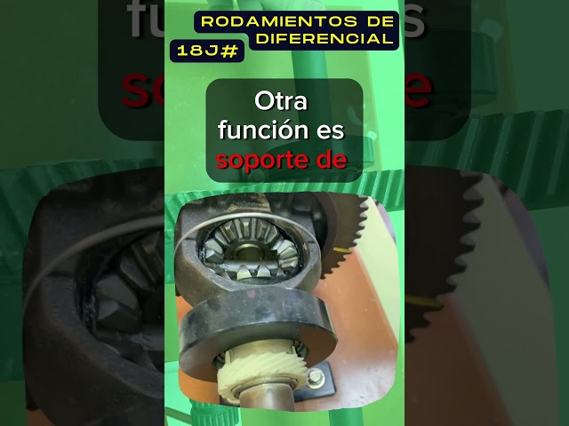 Rodamientos de diferencial 18J# Partes y funciones del motor del automóvil #electricidadautomotriz