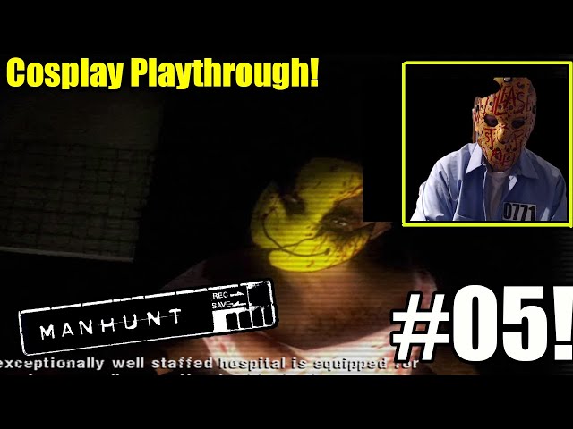 Cash Is Trapped In An Insane Asylum With The Smiley Pyschos-  Manhunt Part 5
