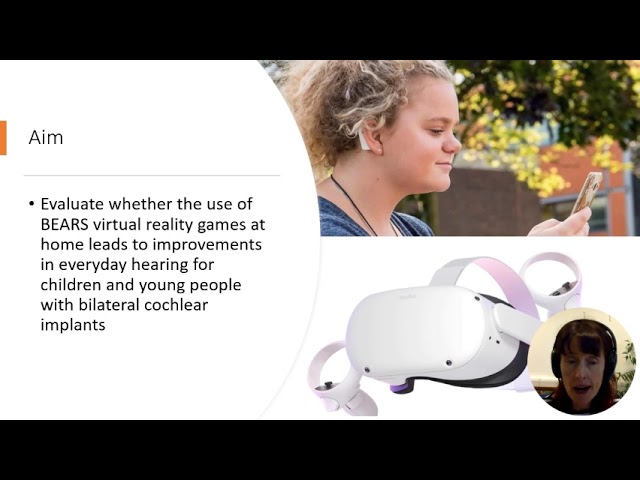 VCCA2024 [81] - Helen Cullington - BEARS (Both Ears) - Virtual Reality Training