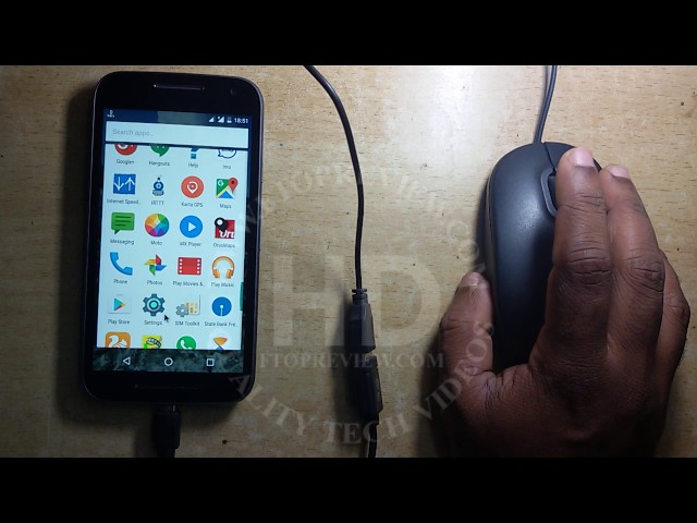 Moto G Turbo OTG Test With USB Mouse | Motorola Mobile OTG Testing | Mobile Tutorial | G1 G2 G3 G4 |