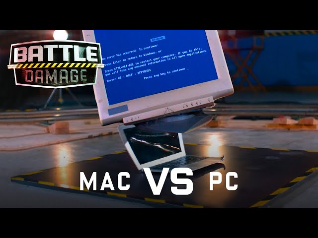 Mac vs PC Drop Test | WIRED’s Battle Damage