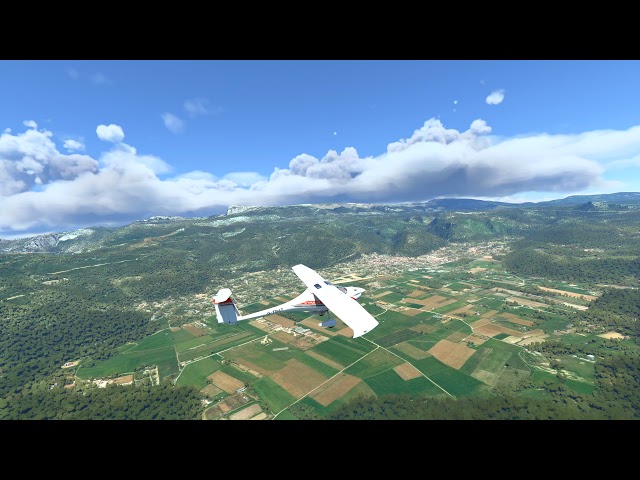MSFS 2020 : Flight to Circuit Paul Ricard for the F1, landing at Le Castellet Airport (LFMQ)