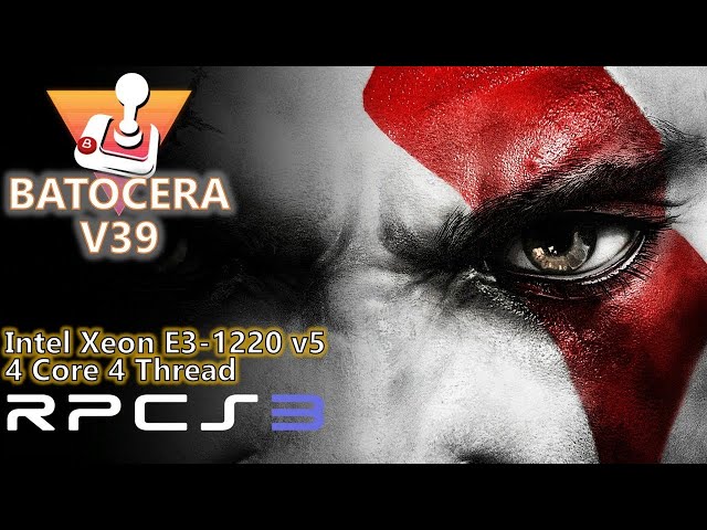 God of War 3 | Batocera v39 | intel xeon E3-1220 v5