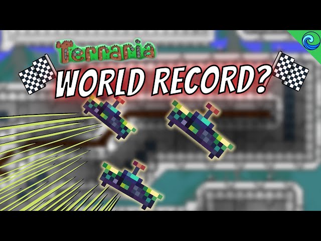 WORLD FIRST - Kwad Drone Race Track in Terraria 1.4.4. || Terraria Builds ||