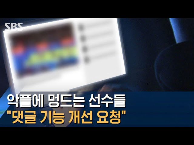 악플에 멍드는 선수들…제2 고유민 비극 막으려면 / SBS