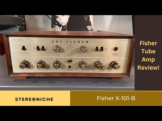Must See! Fisher X-101-B Tube Amp from 1961 Reviewed