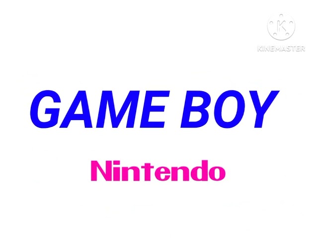 game boy Advance logo 2001 Remake
