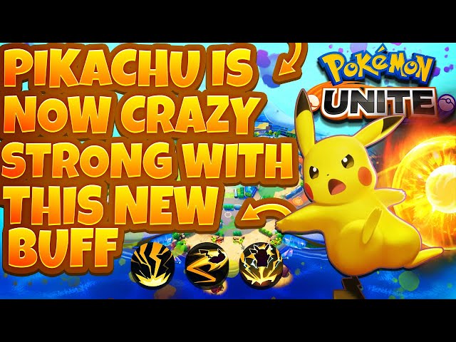 PIKACHU Is Now One Of The BEST ATTACKERS In Pokémon Unite! - Pokémon UNITE Gameplay(Nintendo Switch)