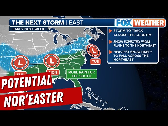 Potential Pre-Valentine's Day Nor'easter Could Hit Northeast Next Week