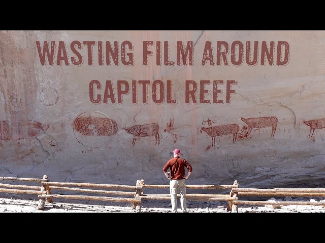 Large Format Film around Capitol Reef