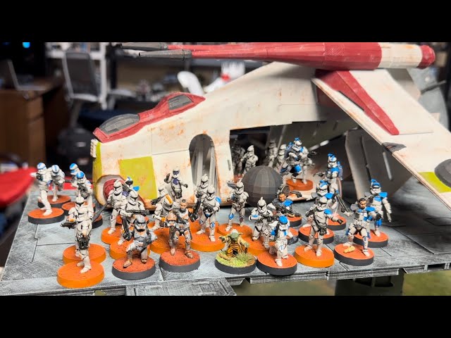 Star Wars Legion Battle Report: Episode ninety two Republic vs  CIS